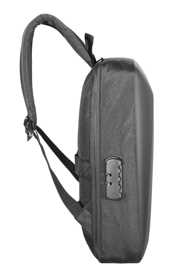 Mochila Capa Dura Kepper Roma 20, Impermeável, USB, Antifurto, 32L - Preto
