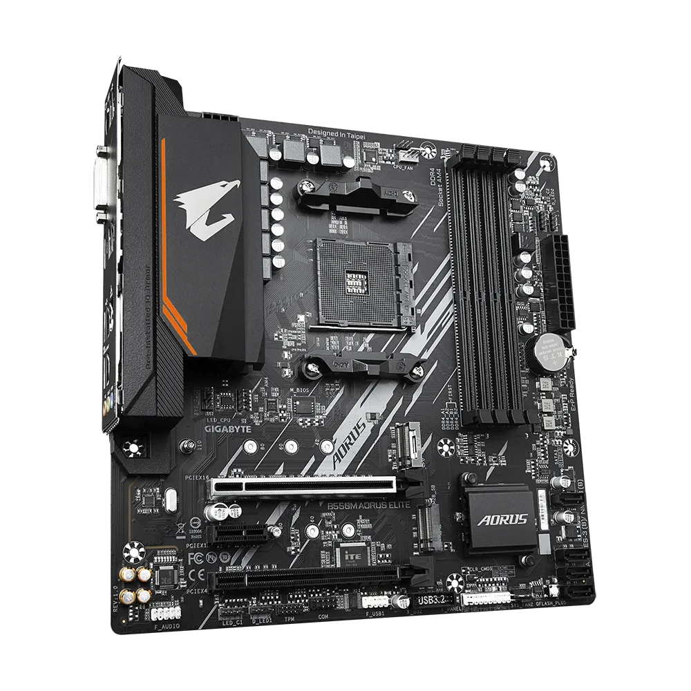Placa Mãe Gigabyte B550M AORUS Elite, Chipset B550, AMD AM4, mATX, DDR4