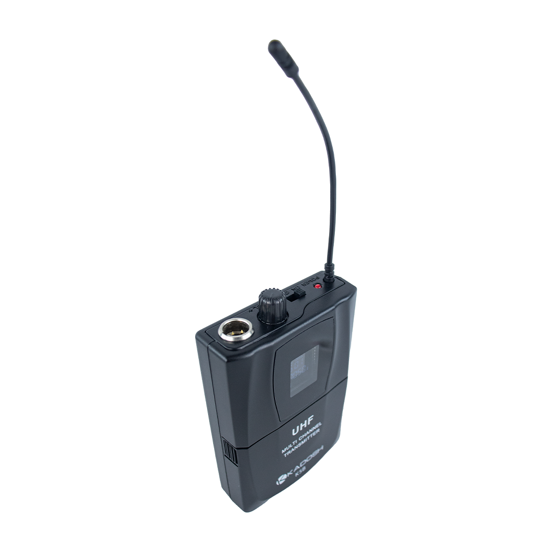 Microfone Headset Sem Fio Kadosh K501H UHF Preto