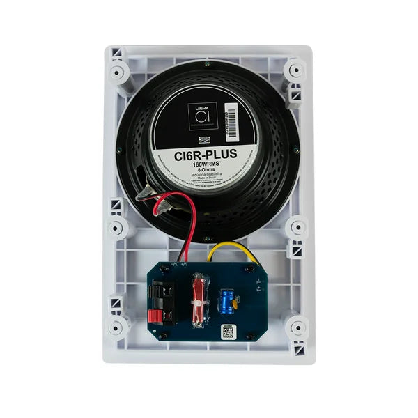 Arandela 6,5" JBL CI6R Plus Retangular 160W RMS
