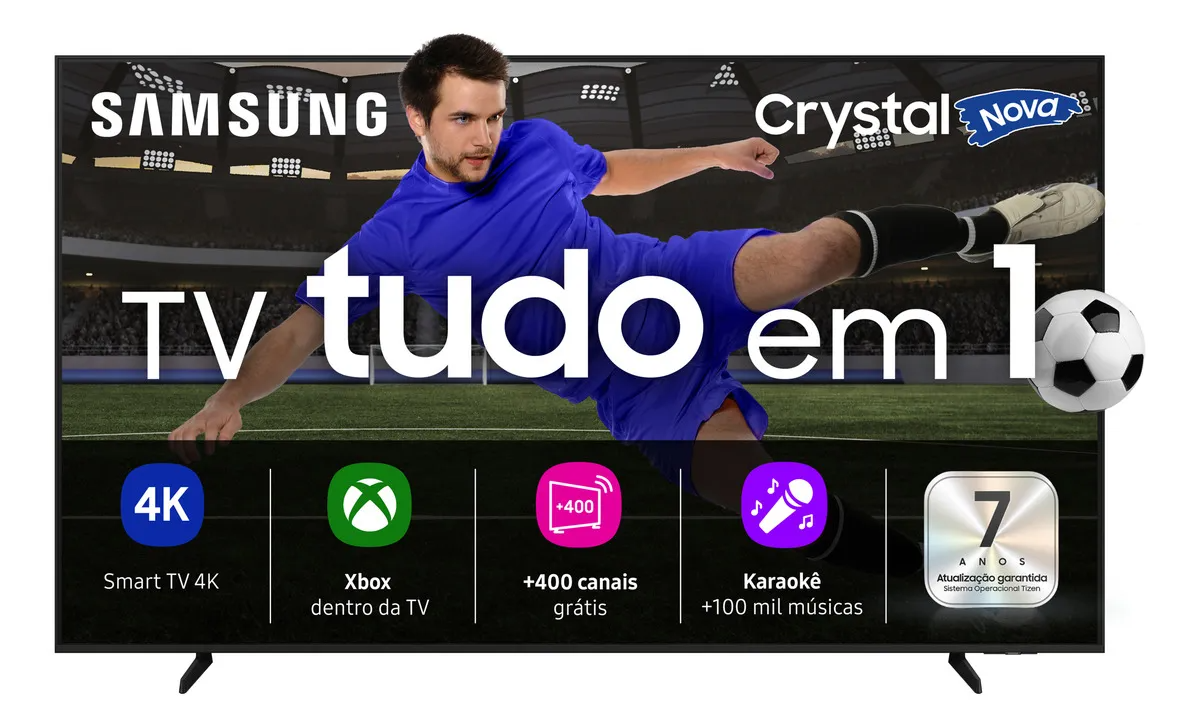 Smart Tv Samsung U8100f Crystal Uhd 4k 2025 43 Preto