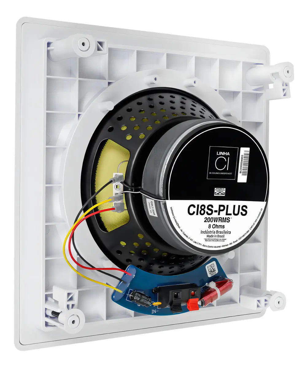 Arandela 8" JBL CI8S Plus Quadrada 200W RMS