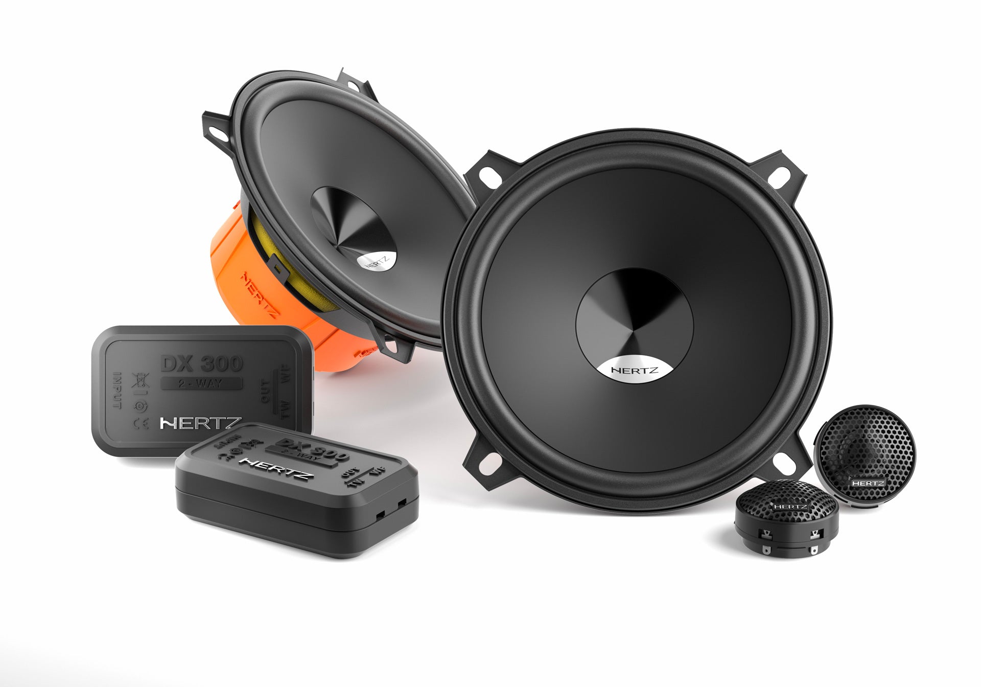 Alto Falante Kit 2 Vias Hertz 5 Pol Dsk130.3 120 WRMS