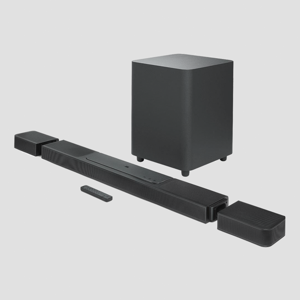 Soundbar JBL Bar 1300X com 11.1.4 Canais, Alto-Falantes Surround Removíveis e Dolby Atmos - 585W RMS