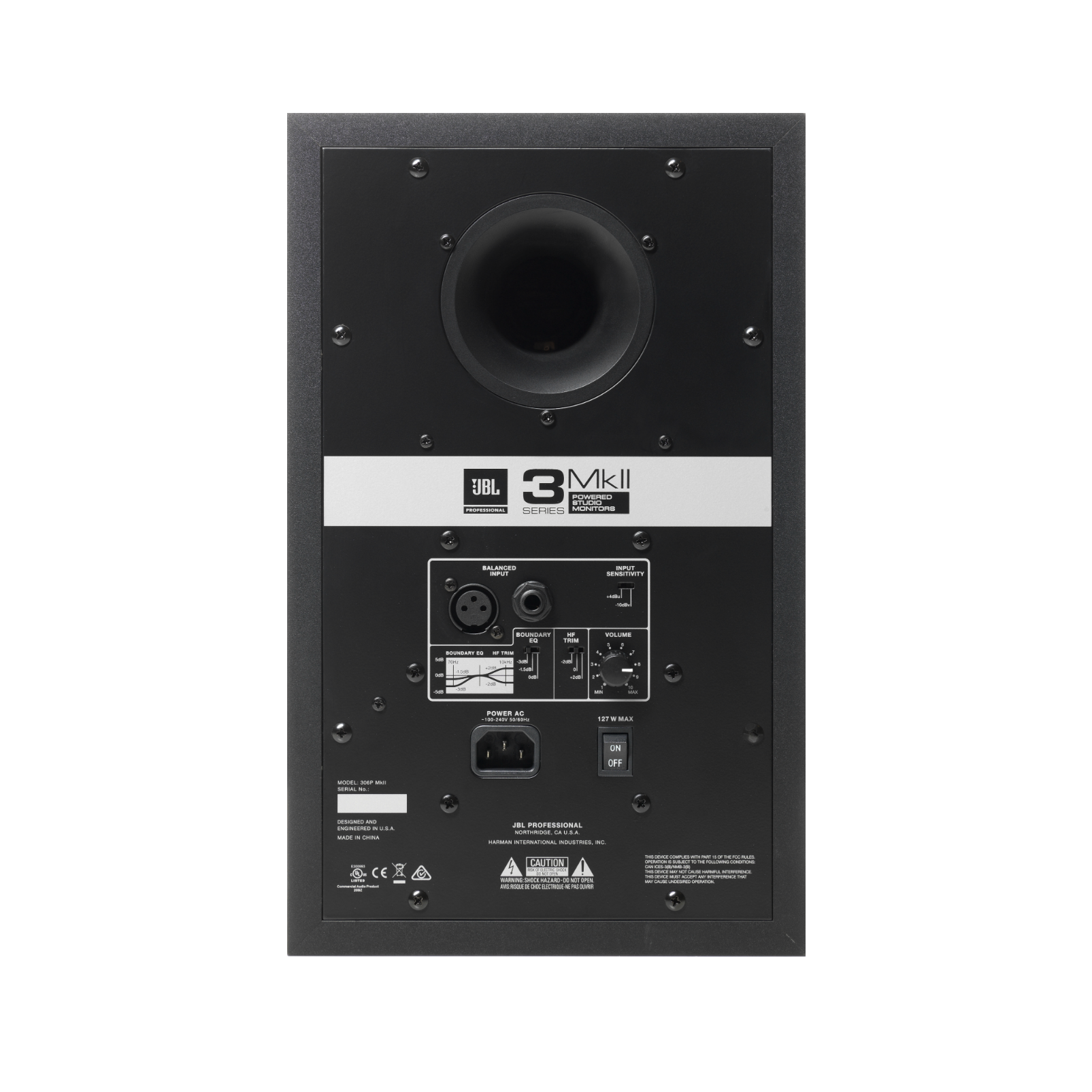 Monitor de Referência Ativo 6,5" JBL 306P MK2 56W RMS