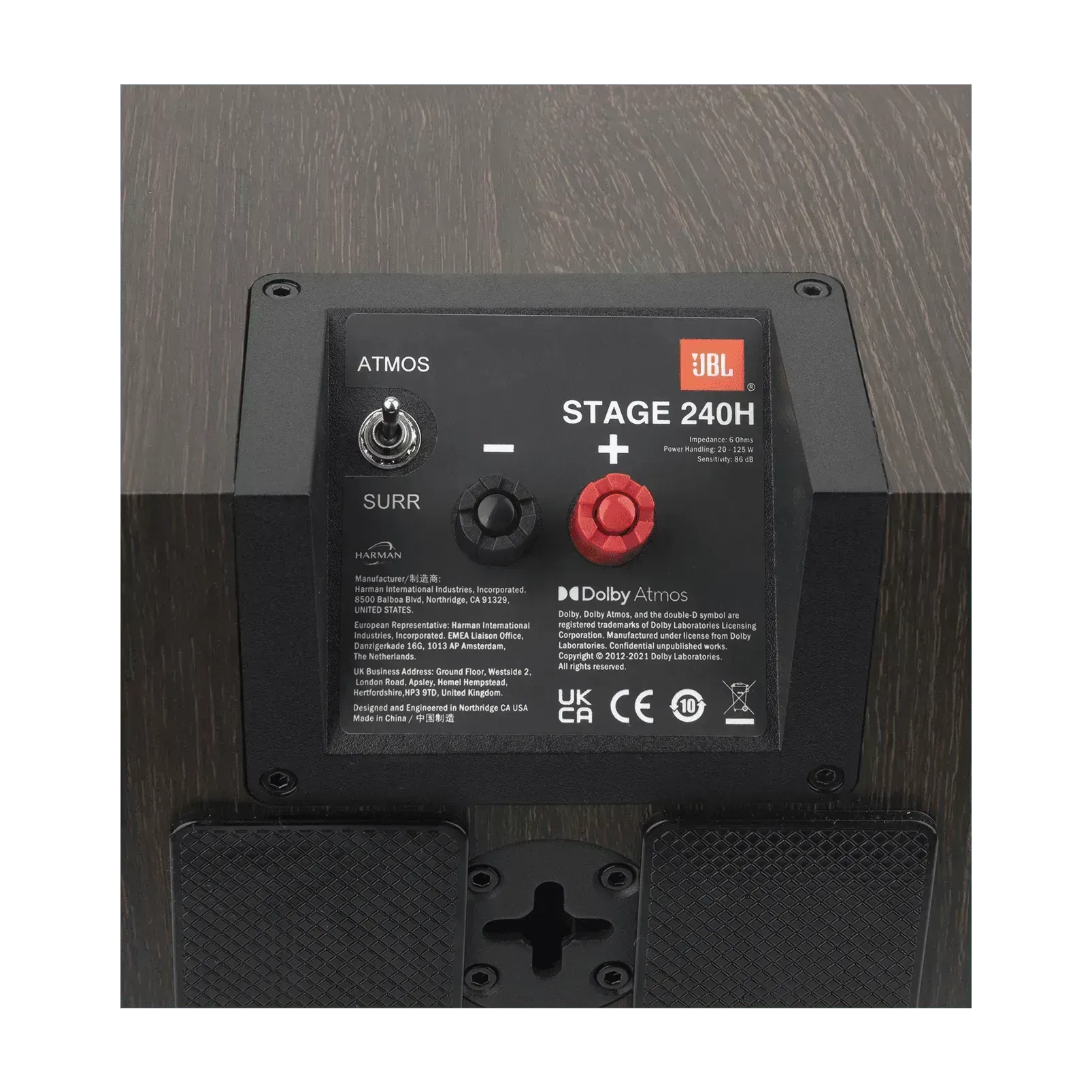 JBL Stage 240h Par De Caixas Dolby Atmos 2 Vias 150w 6 Ohms - Shop Mundo Digital