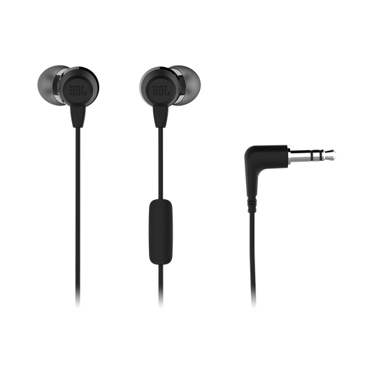 Fones de Ouvido com Microfone e Fio JBL C50HI Cor Preto