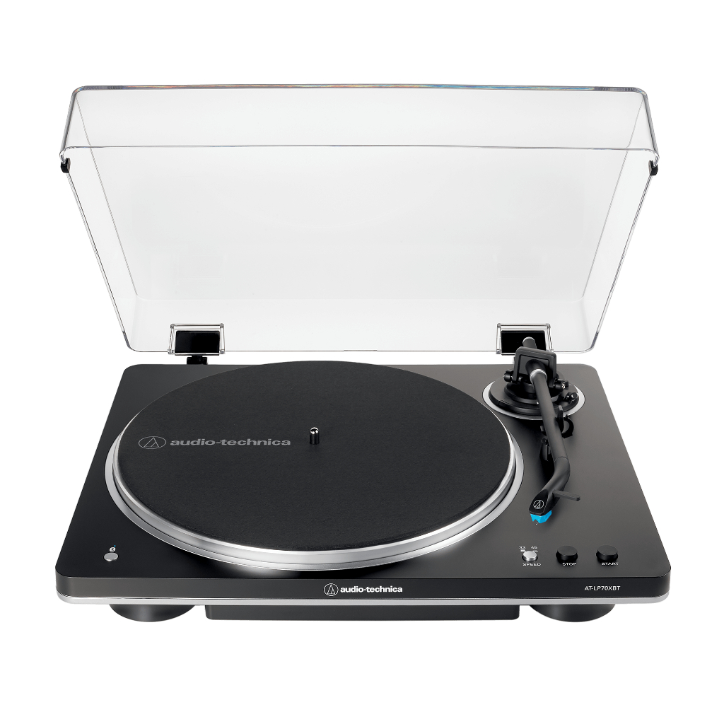Toca Discos Automático Com Bluetooth Audio-Technica AT-LP70XBT-BS Cor Preto e Prata