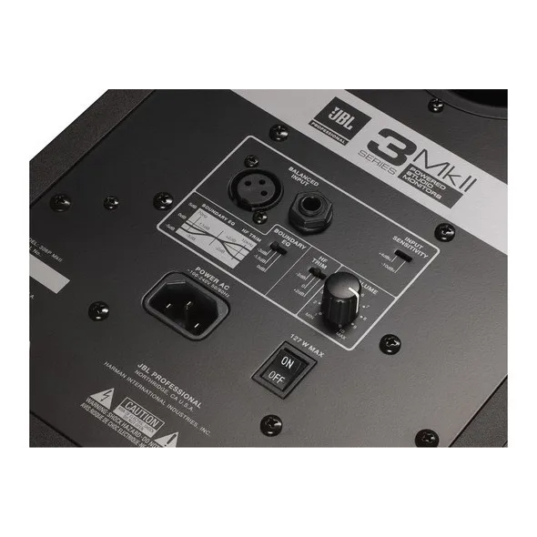 Monitor De Referencia Estúdio Ativo JBL 308P MKII Bivolt Cor Preto