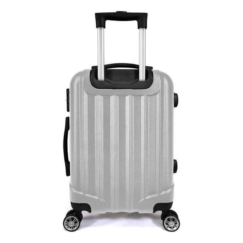 Mala de Bordo ABS 4 Rodas Adventure Fortt Prata - MAB01 até 10kg