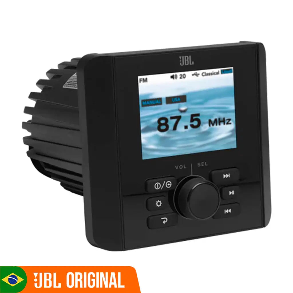 Radio Marítimo JBL JAM 5000N Headunit Com TFT Colorido Para Embarcações - Preto