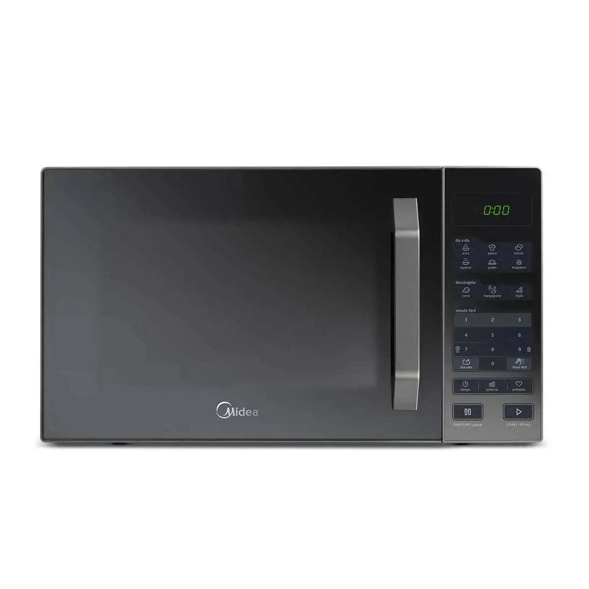 Micro-ondas 35l Prata Porta Espelhada Smartplate Midea MXSA35S1 CINZA