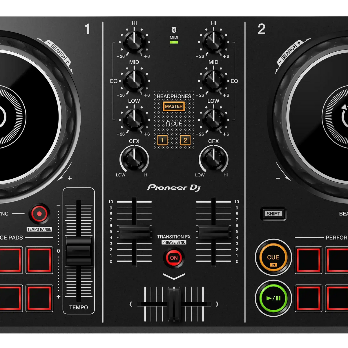 Controladora Pioneer Portátil Bluetooth - DDJ 200