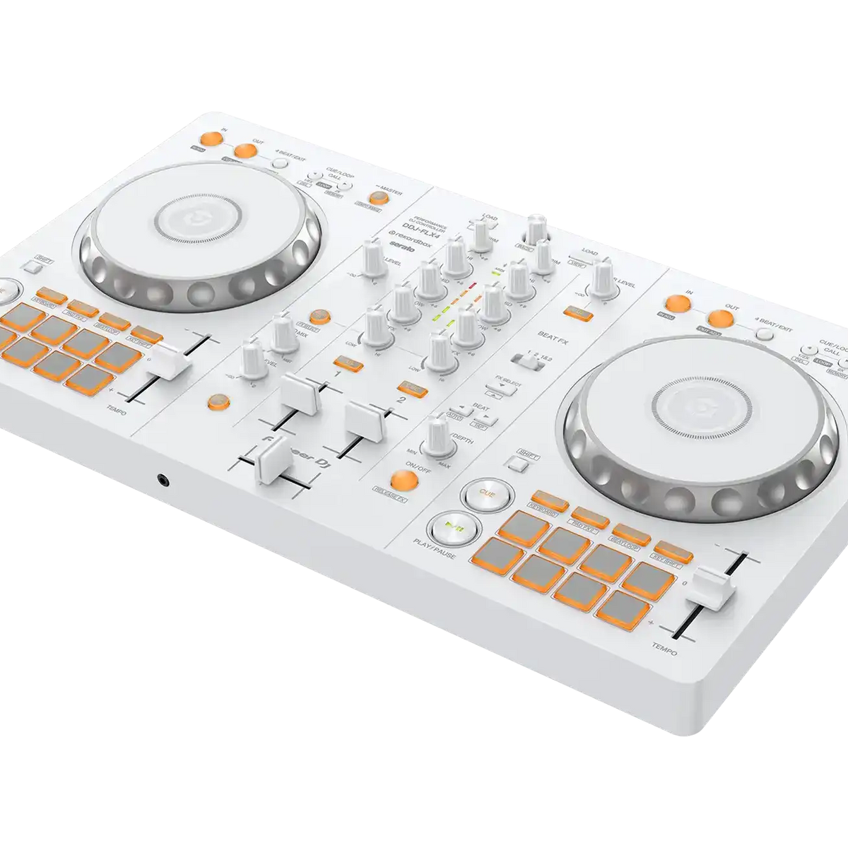 Controladora Pioneer DJ DDJ FLX4 Rekordbox & Serato DJ - Branca