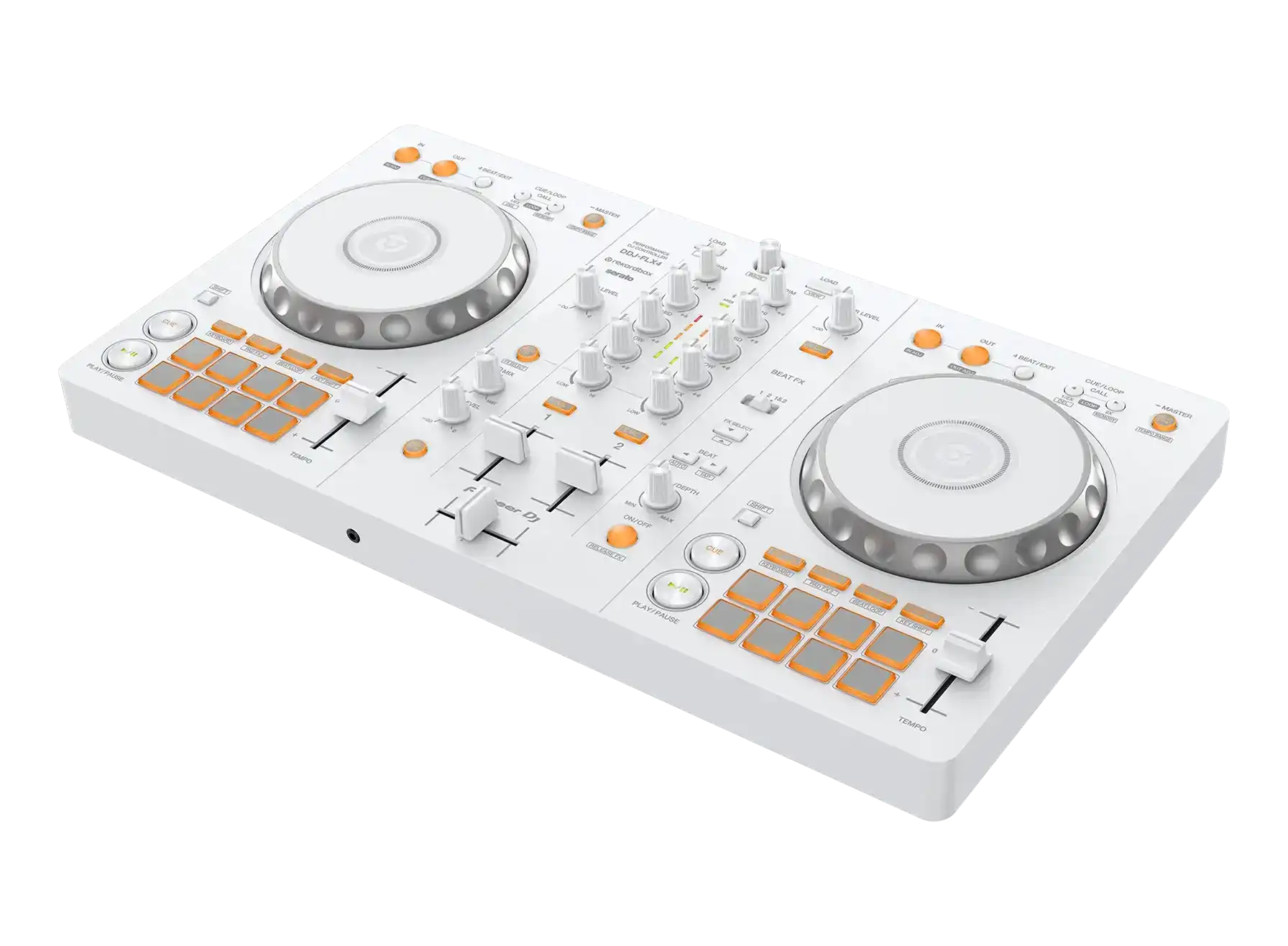 Controladora Pioneer DJ DDJ FLX4 Rekordbox & Serato DJ - Branca Controladora Pioneer DJ DDJ FLX4 Rekordbox & Serato DJ - Branca