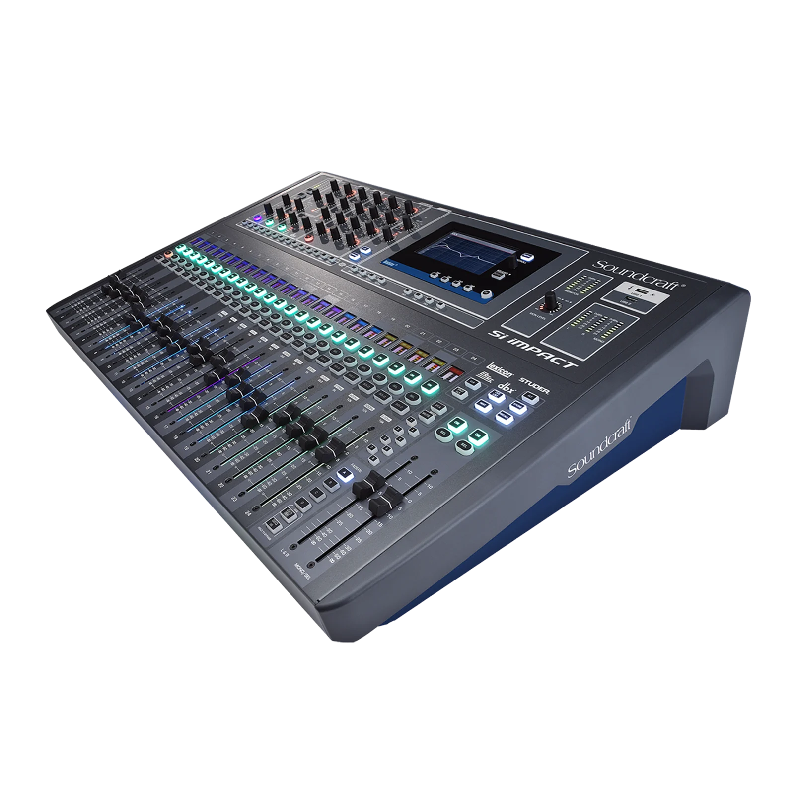 Mesa de Som Digital 32 Canais Souncraft Si Impact