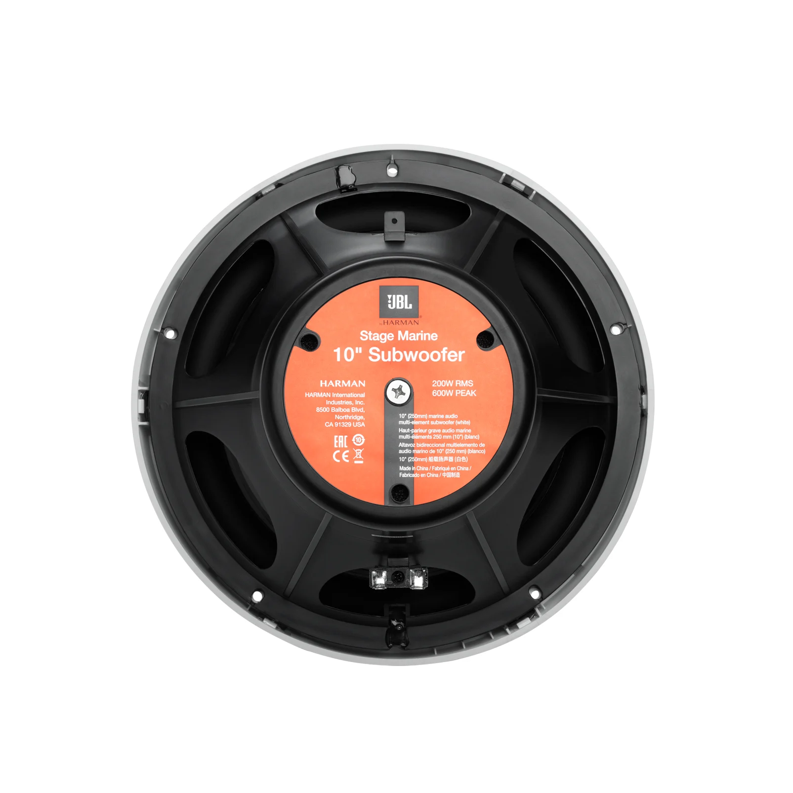 Subwoofer 10" Stage Marine JBL - ST10 200W RMS (Branco)