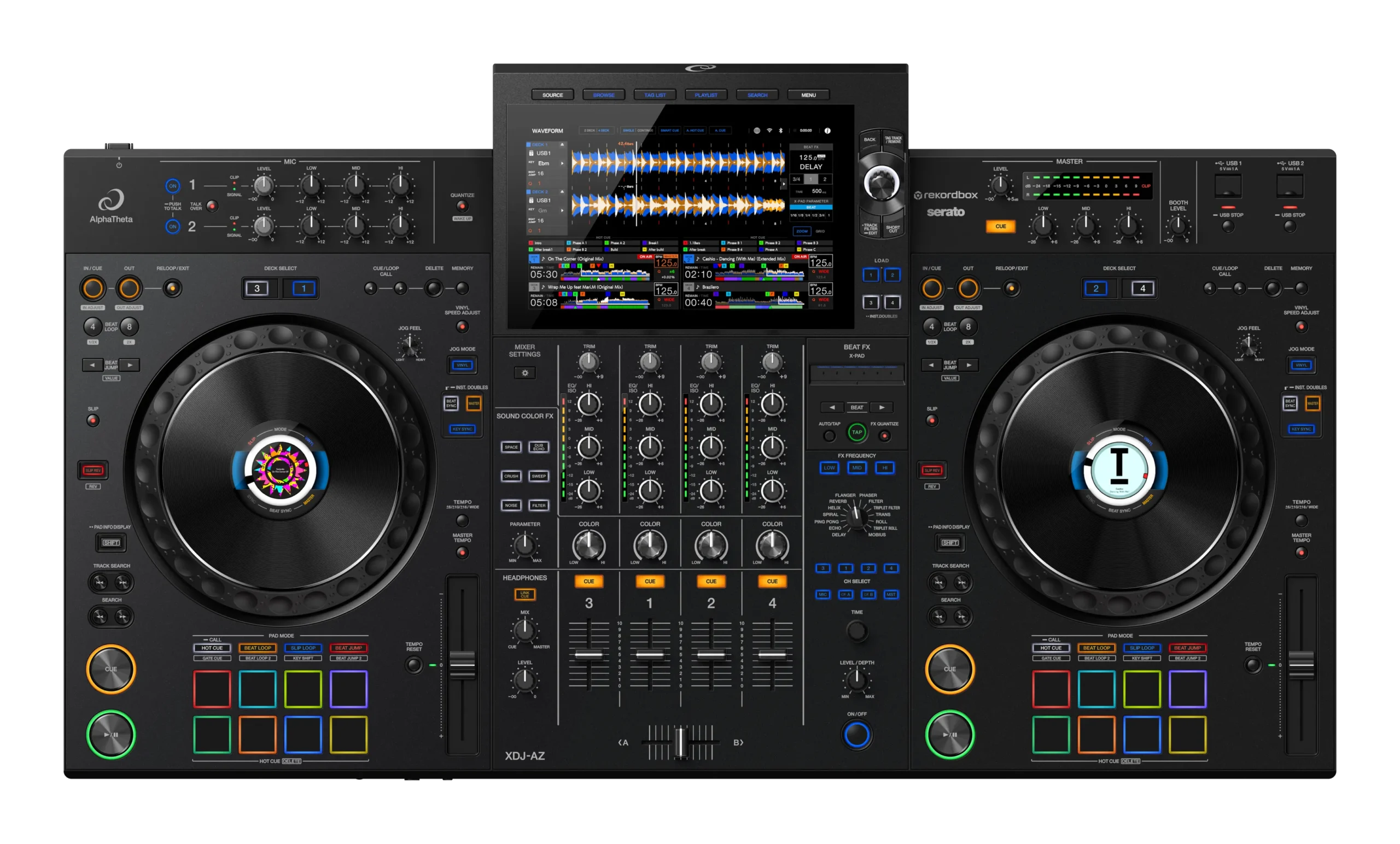 Sistema DJ All-in-One AlphaTheta XDJ-AZ