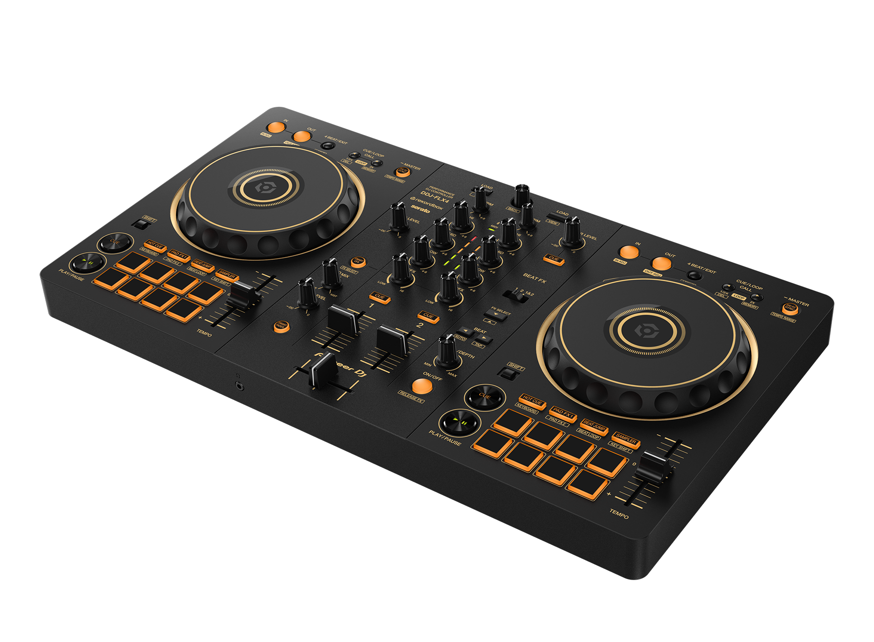 Controladora DJ Pioneer DJ DDJ-FLX4 Dourado