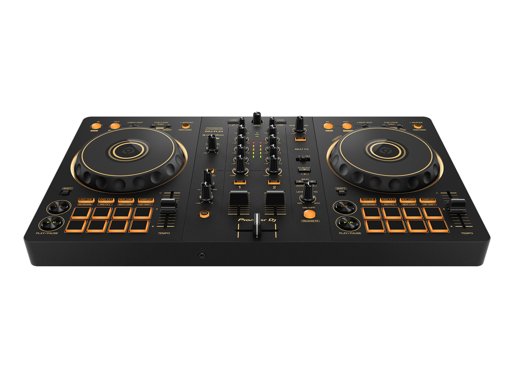 Controladora DJ Pioneer DJ DDJ-FLX4 Dourado