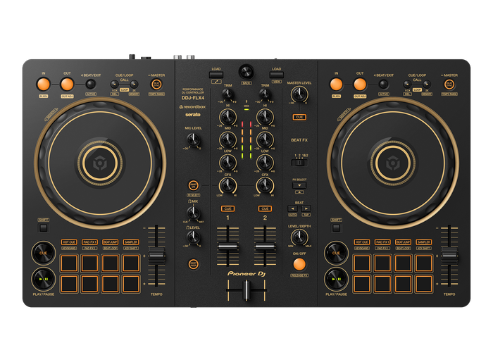 Controladora DJ Pioneer DJ DDJ-FLX4 Dourado