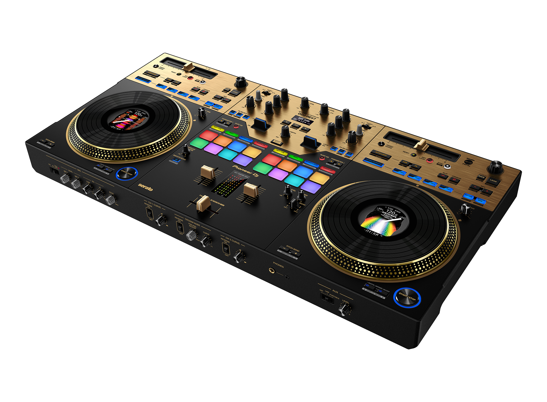 Controladora DJ Pioneer DJ DDJ-REV7 Dourado