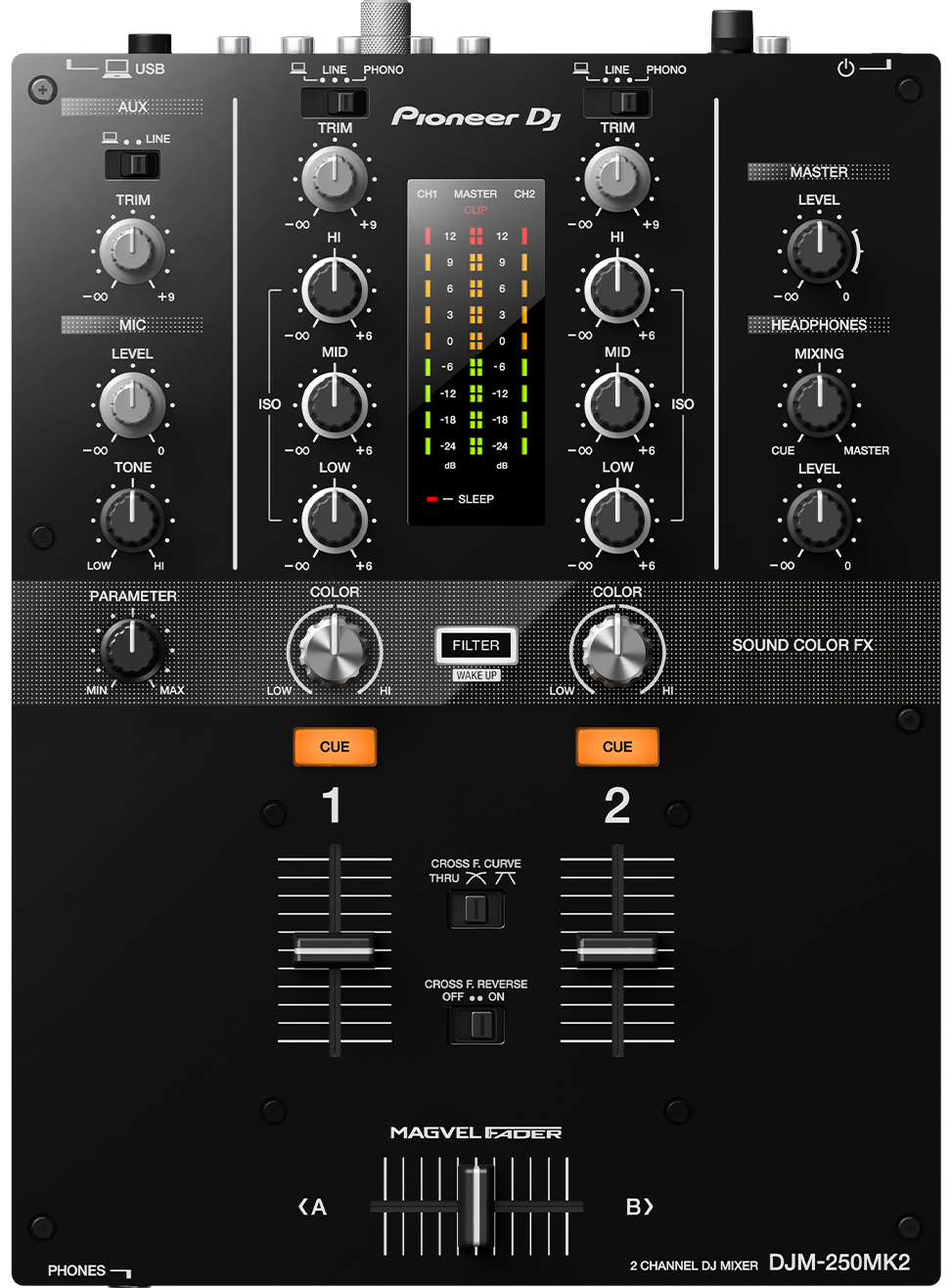 Mesa Mixer para DJ Pioneer DJ DJM-250MK2