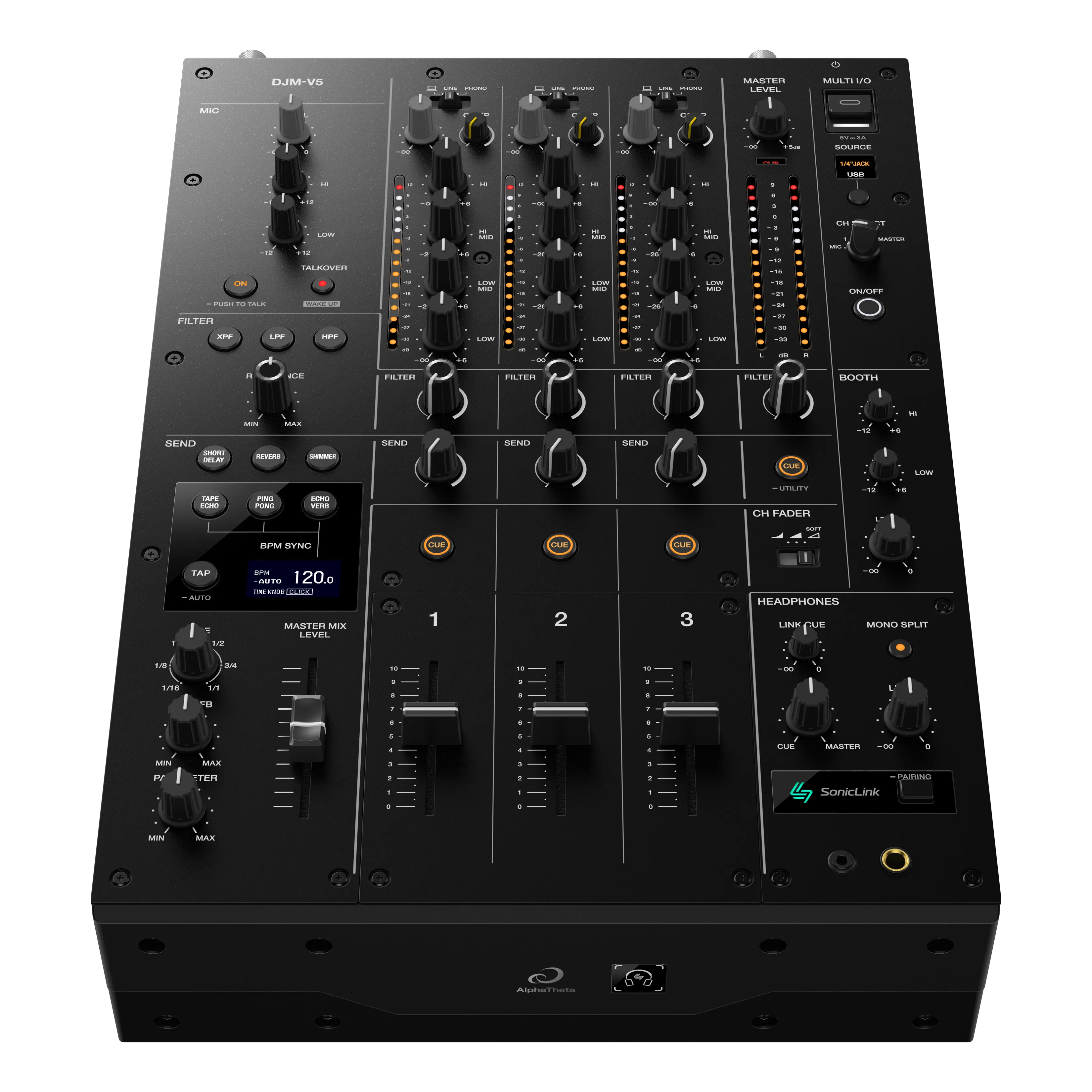 Mesa Mixer para DJ AlphaTheta DJM-V5