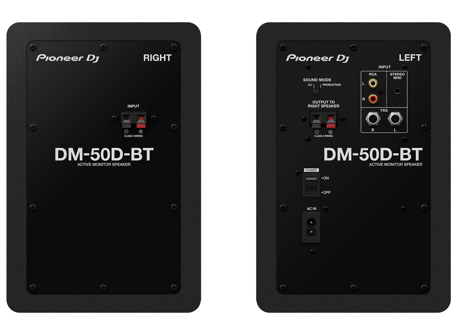 Monitor de Referência Ativo Pioneer DJ DM-50D-BT Preto (Par)