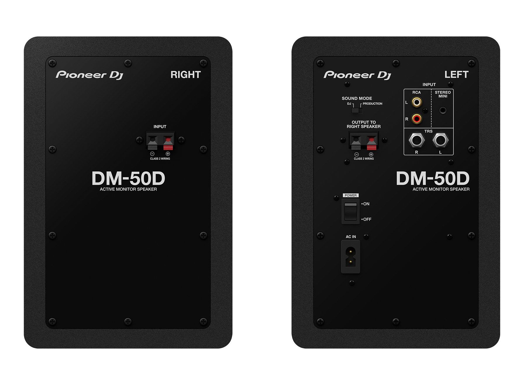 Monitor de Referência Ativo Pioneer DJ DM-50D Preto (Par)