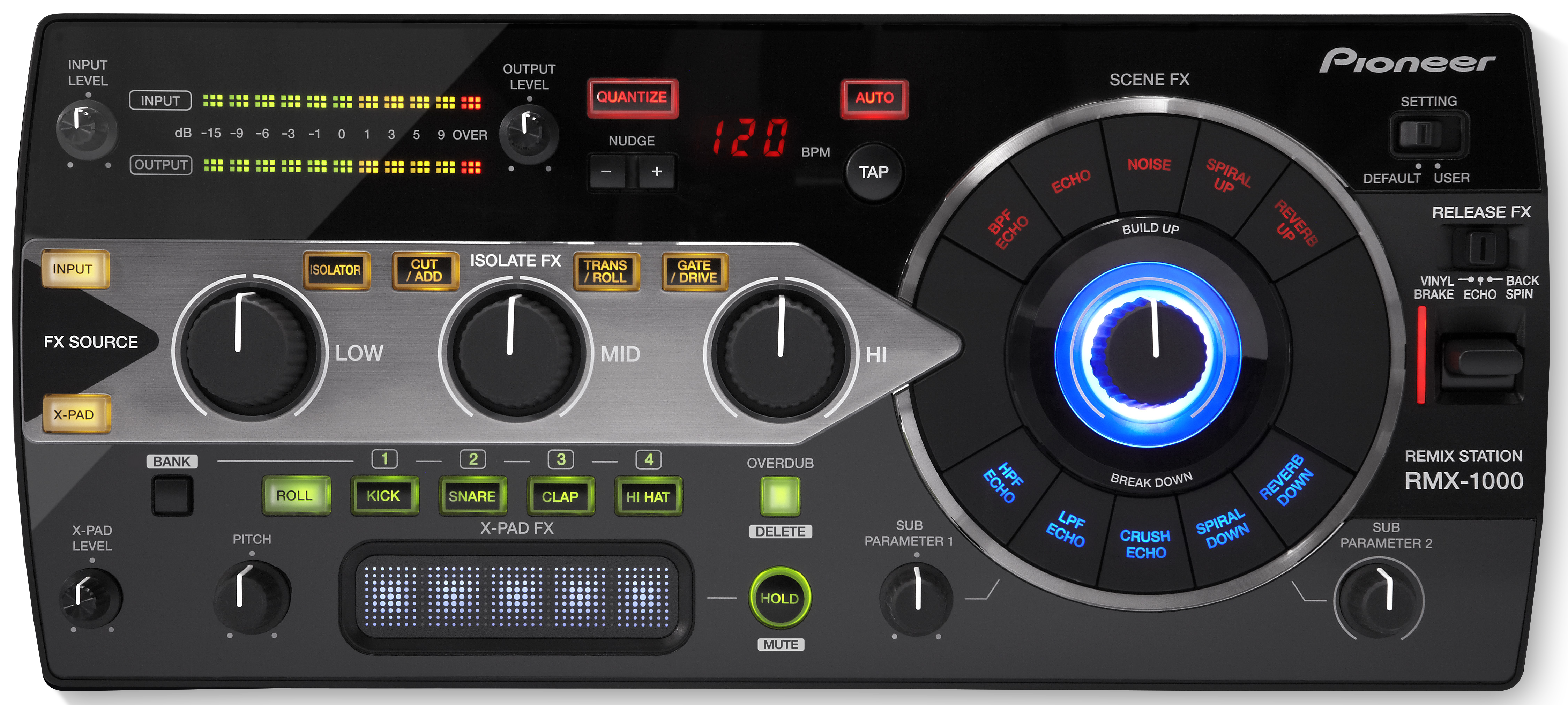 Processador de Efeitos para DJ Pioneer DJ RMX-1000