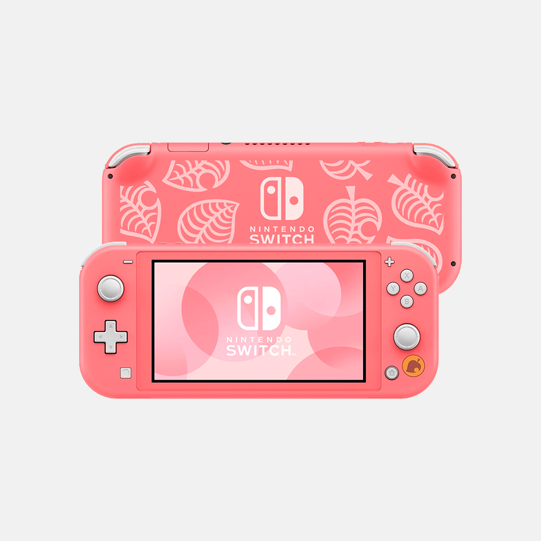 Nintendo Switch Lite Coral - Animal Crossing