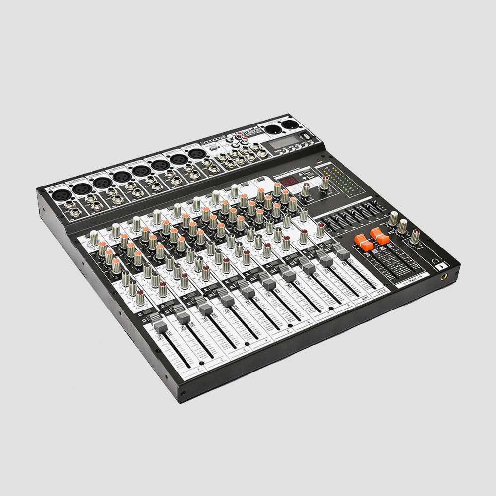 Mesa de Som Analógica Soundcraft SX1202FX-USB 12 Canais - Bivolt
