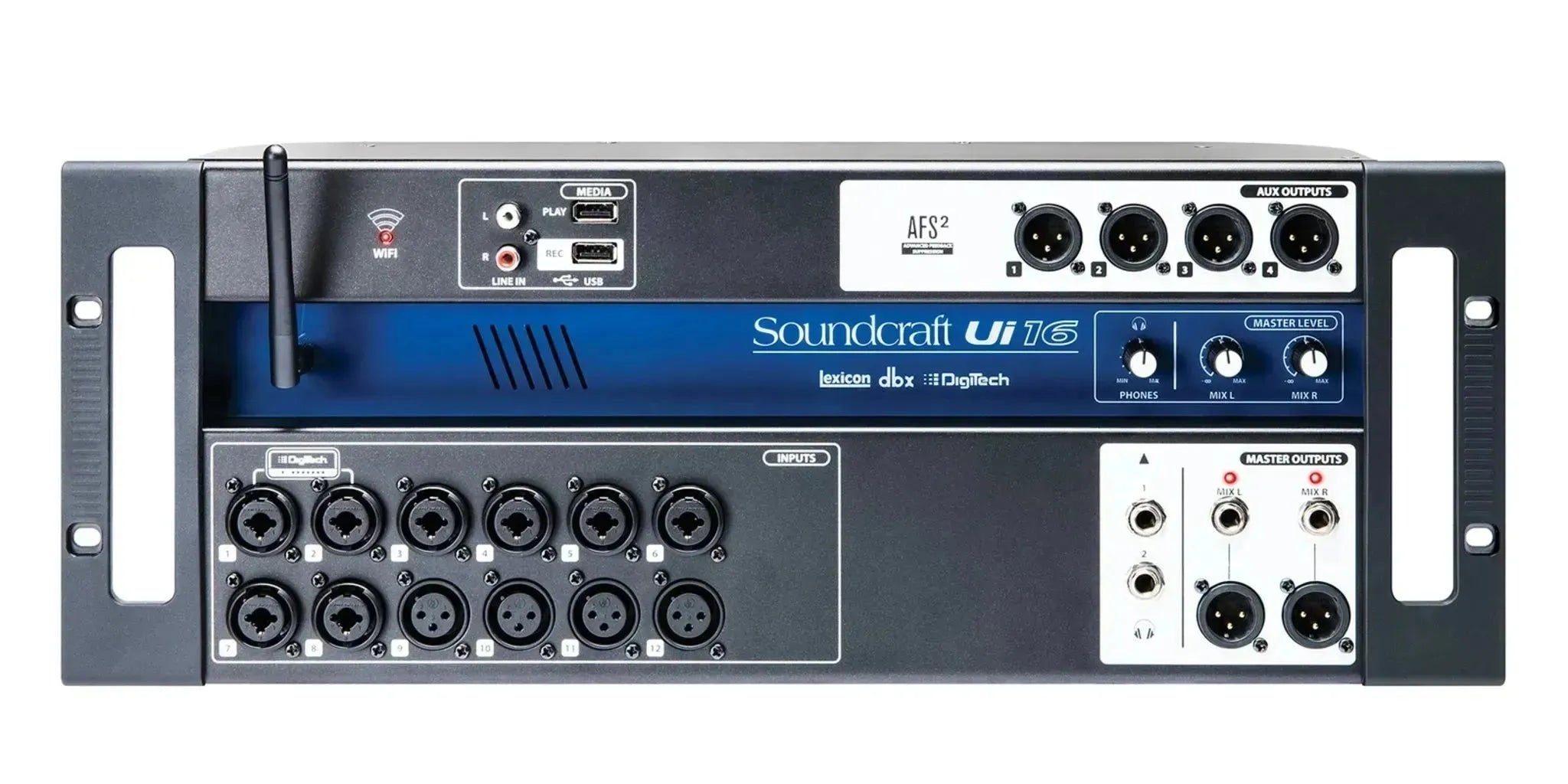 Mesa de Som Digital Soundcraft UI16R