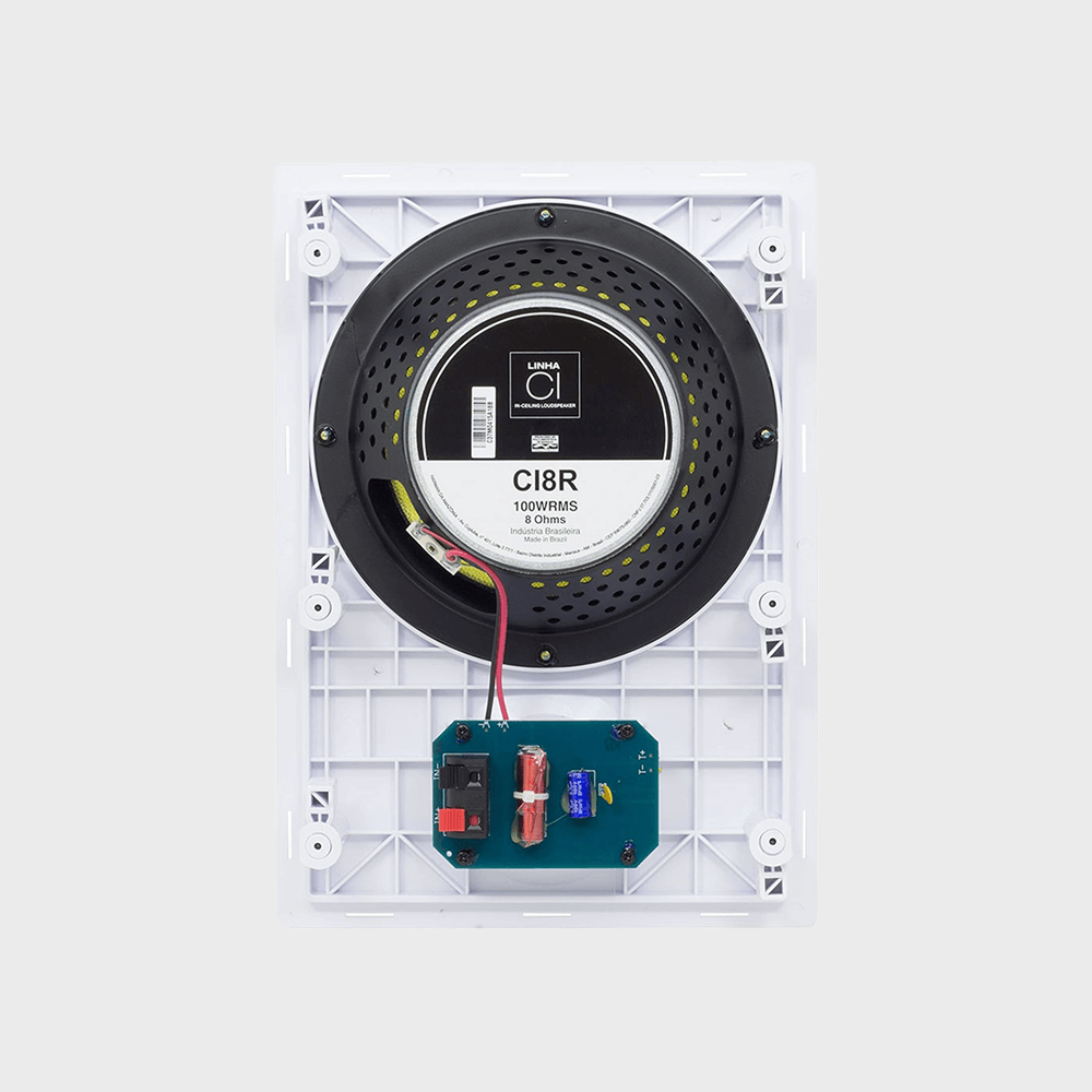 JBL Arandela Caixa Acústica de Embutir Retangular CI8R Com Cone Kevlar 8'' - Shop Mundo Digital