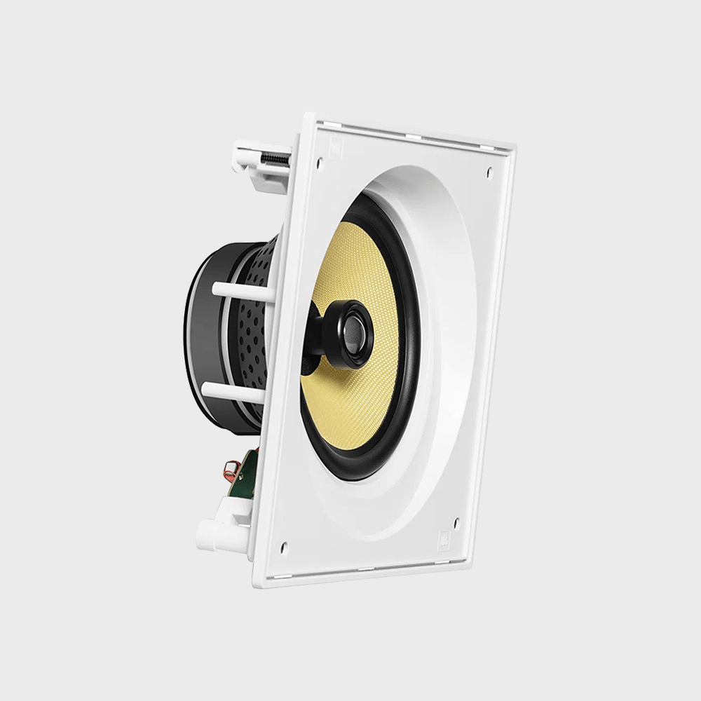 JBL Arandela Caixa Acústica de Embutir Quadrada CI8S Com Cone de Kevlar 8'' - Shop Mundo Digital